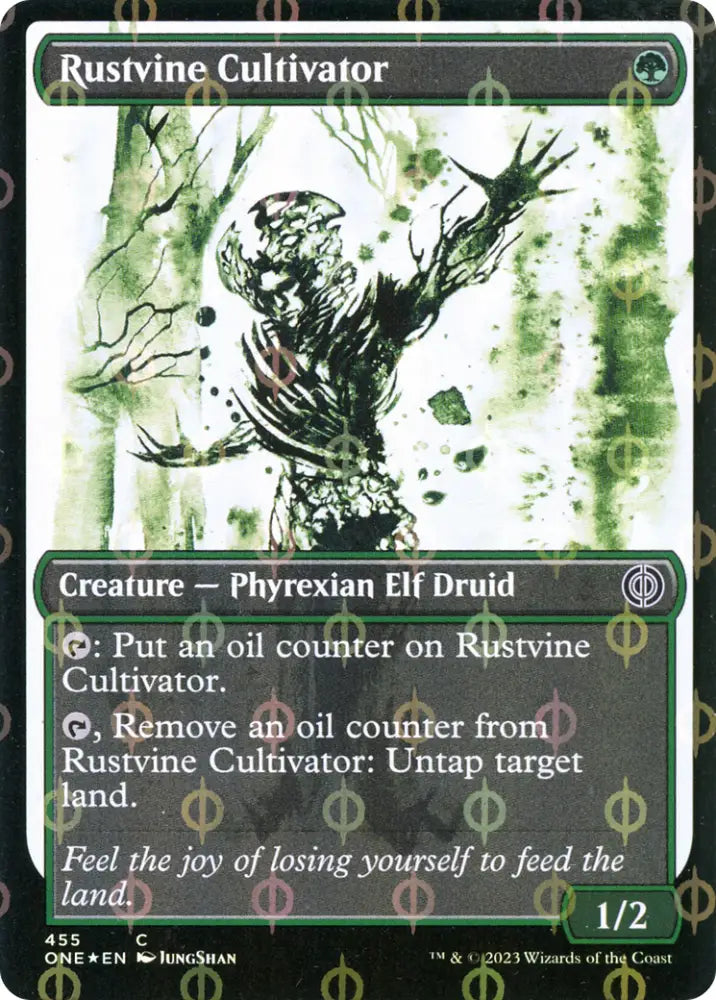 Rustvine Cultivator (Showcase Ichor Step-and-Compleat Foil) [Phyrexia: All Will Be One] - MTG Single