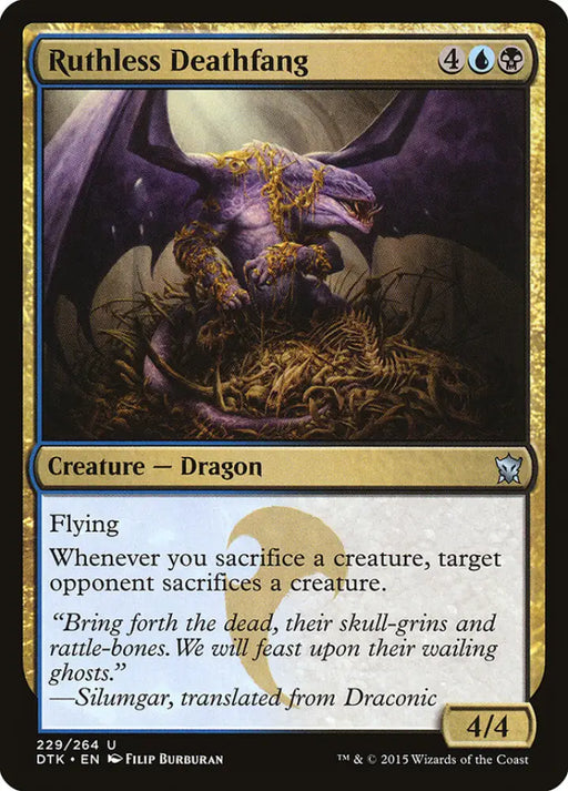 Ruthless Deathfang [Dragons of Tarkir] - MTG Single