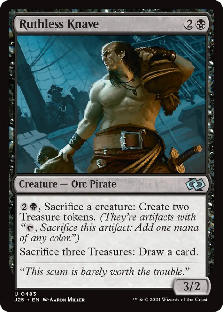 Ruthless Knave [Foundations Jumpstart] - MTG Single