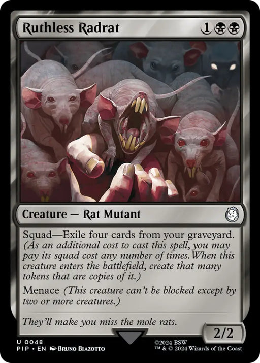 Ruthless Radrat [Fallout] - MTG Single