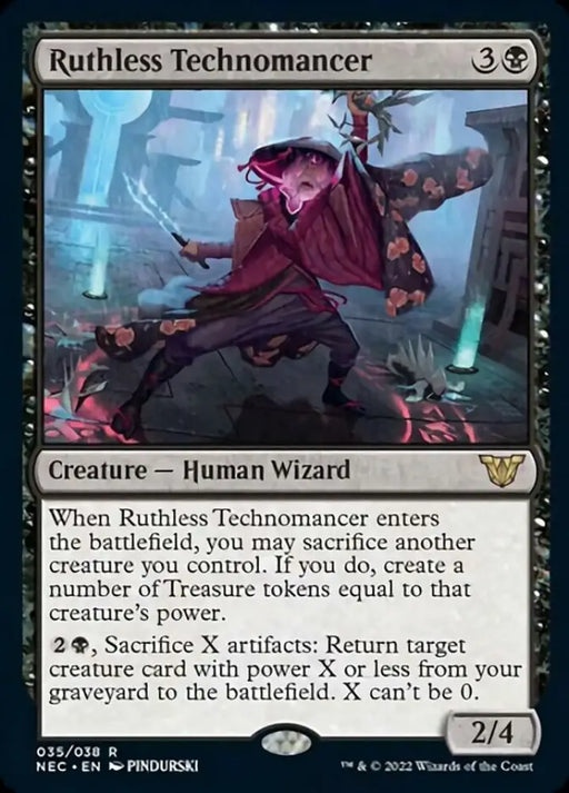 Ruthless Technomancer [Kamigawa: Neon Dynasty Commander] - MTG Single