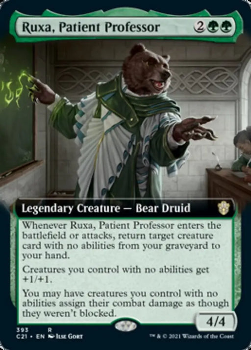 Ruxa Patient Professor (Extended Art) [Commander 2021] - MTG Single