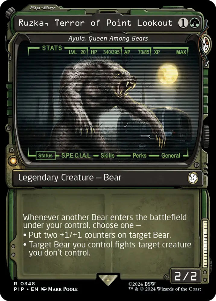 Ruzka Terror of Point Lookout - Ayula Queen Among Bears (Showcase) [Fallout] - MTG Single