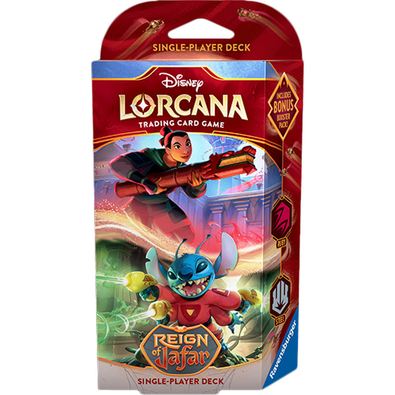 Disney Lorcana Reign of Jafar Starter Deck Ruby & Steel (EN)