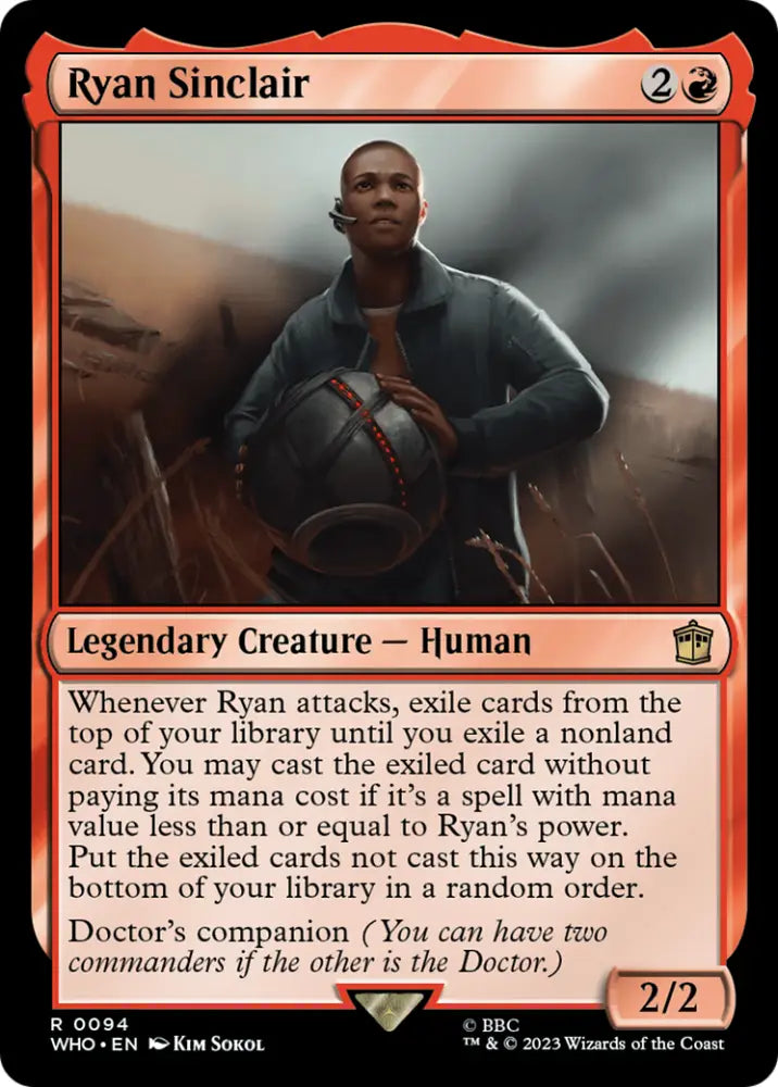 Ryan Sinclair [Doctor Who] - MTG Single