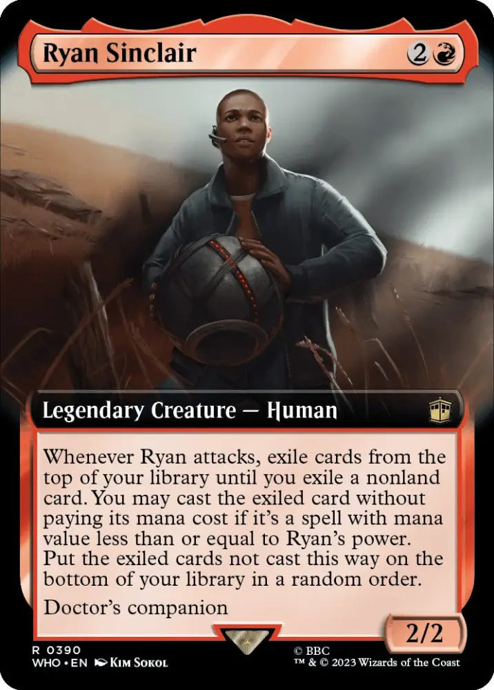 Ryan Sinclair (Extended Art) [Doctor Who] - MTG Single