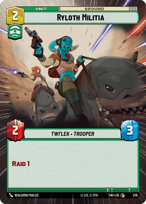 Ryloth Militia (Hyperspace) (378) [Twilight of the Republic] - Star Wars: Unlimited Single