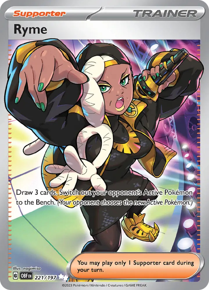 Ryme (221/197) [Scarlet & Violet: Obsidian Flames] - Pokemon Single