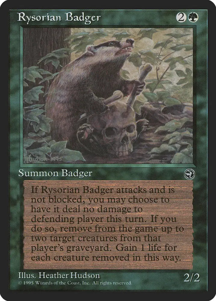 Rysorian Badger [Homelands] - MTG Single