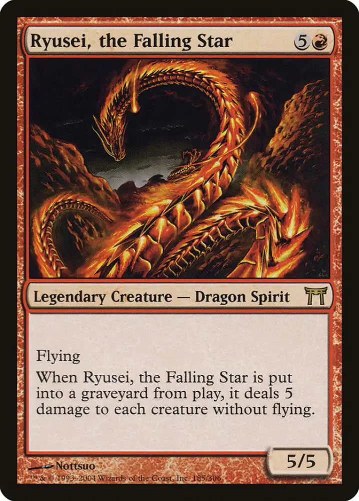 Ryusei the Falling Star [Champions of Kamigawa] - MTG Single