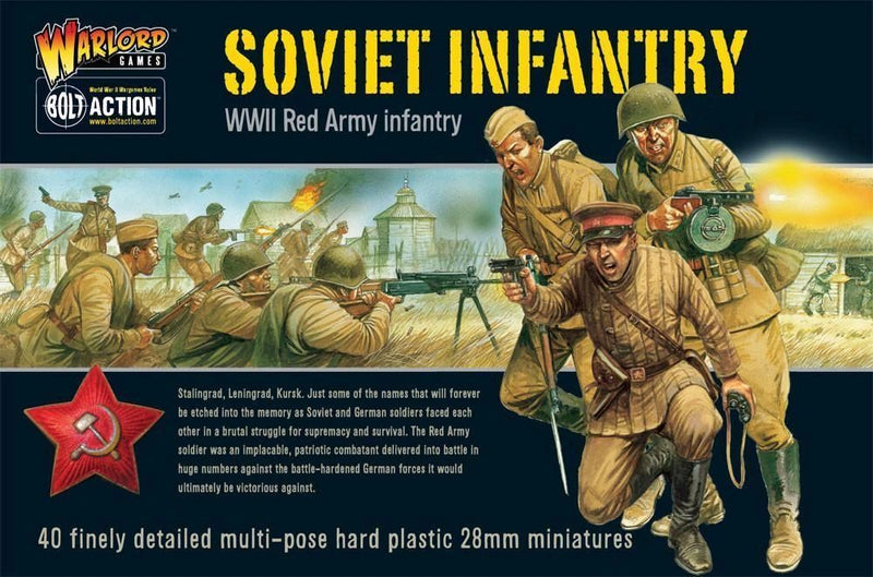 Bolt Action: Soviet Infantry Plastic Box Set (EN)