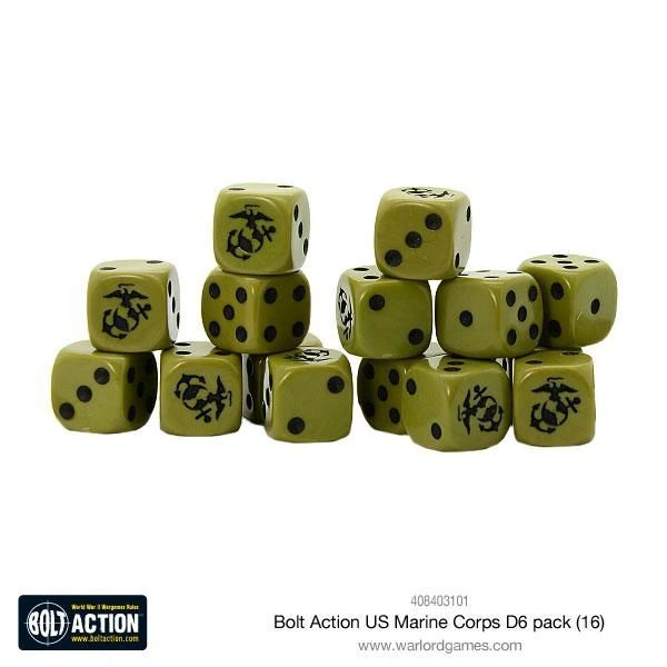 Bolt Action: Pack D6 du Corps des Marines des États-Unis