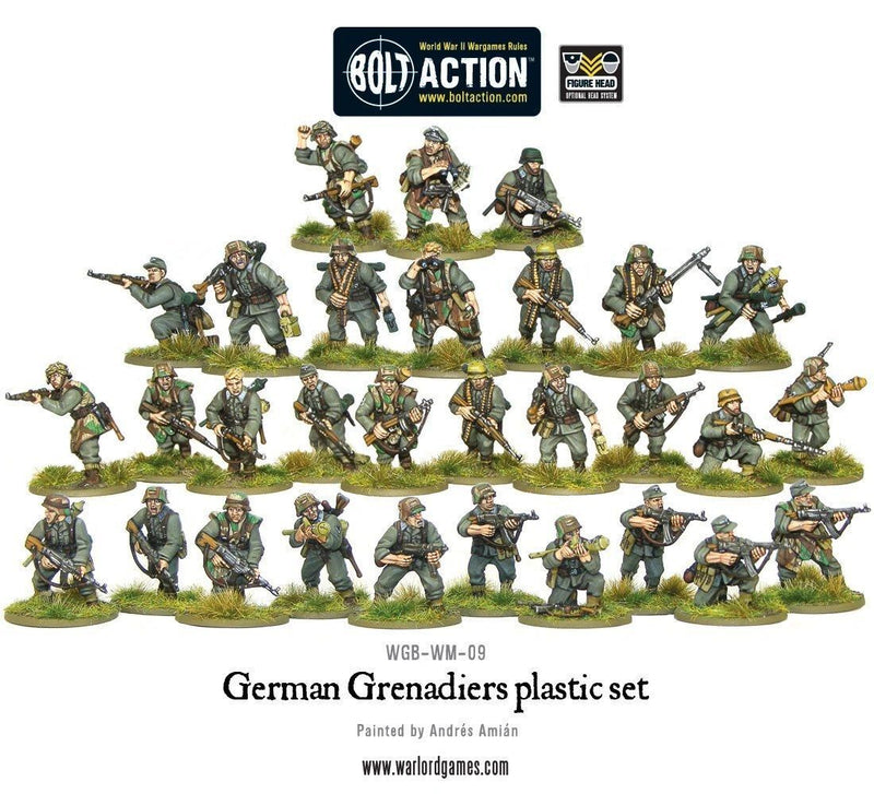 Bolt Action: Coffret Plastique des Grenadiers Allemands (Anglais)