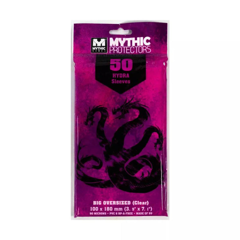 Mythic Protectors: Hydra Sleeves Clear 100mm x 180mm (50ct)