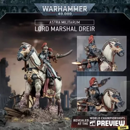 Warhammer 40k - Astra Militarum : Death Korps of Krieg Lord Marshal Dreir (New no Box)