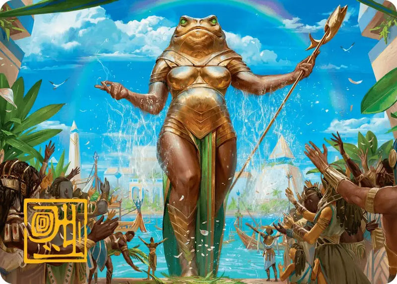 Sab-Sunen Luxa Embodied Art Card (Gold-Stamped Signature) [Aetherdrift Art Series] - MTG Single