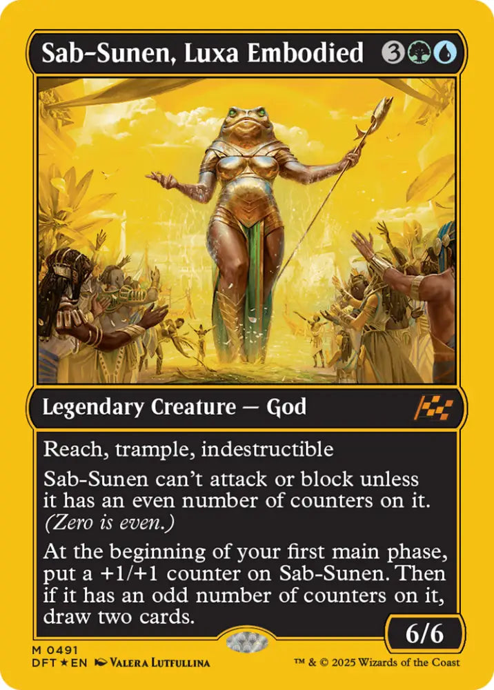 Sab-Sunen Luxa Embodied (First-Place Foil) [Aetherdrift] - MTG Single