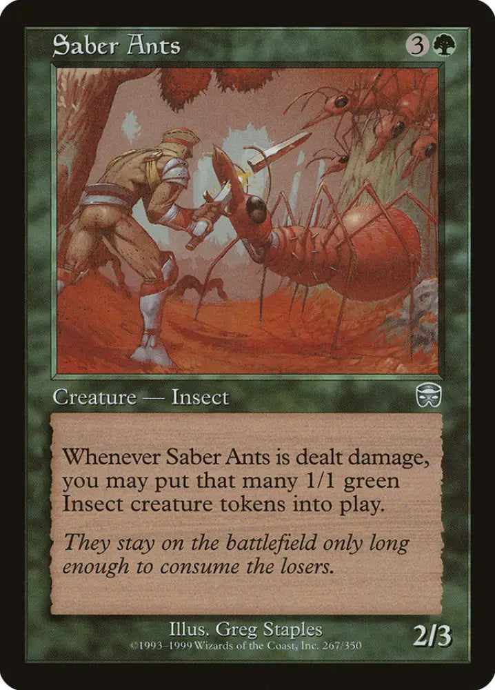 Saber Ants [Mercadian Masques] - MTG Single