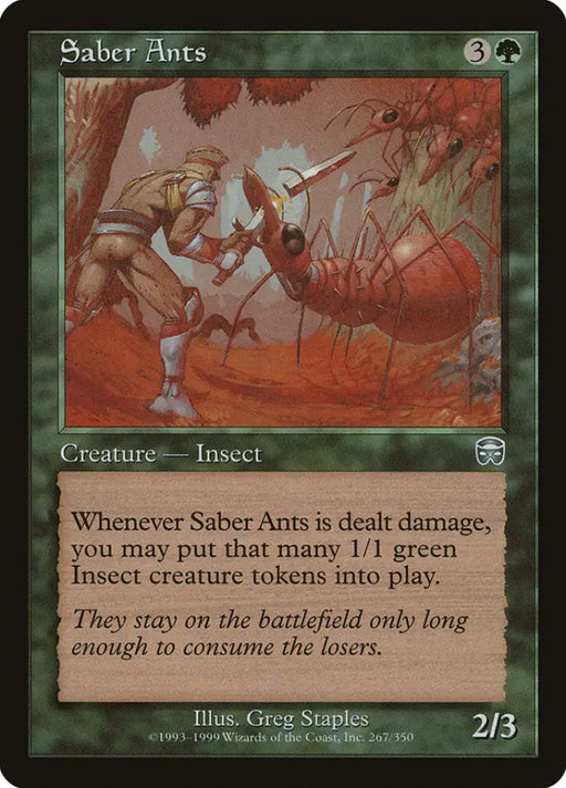 Saber Ants [Mercadian Masques] - MTG Single