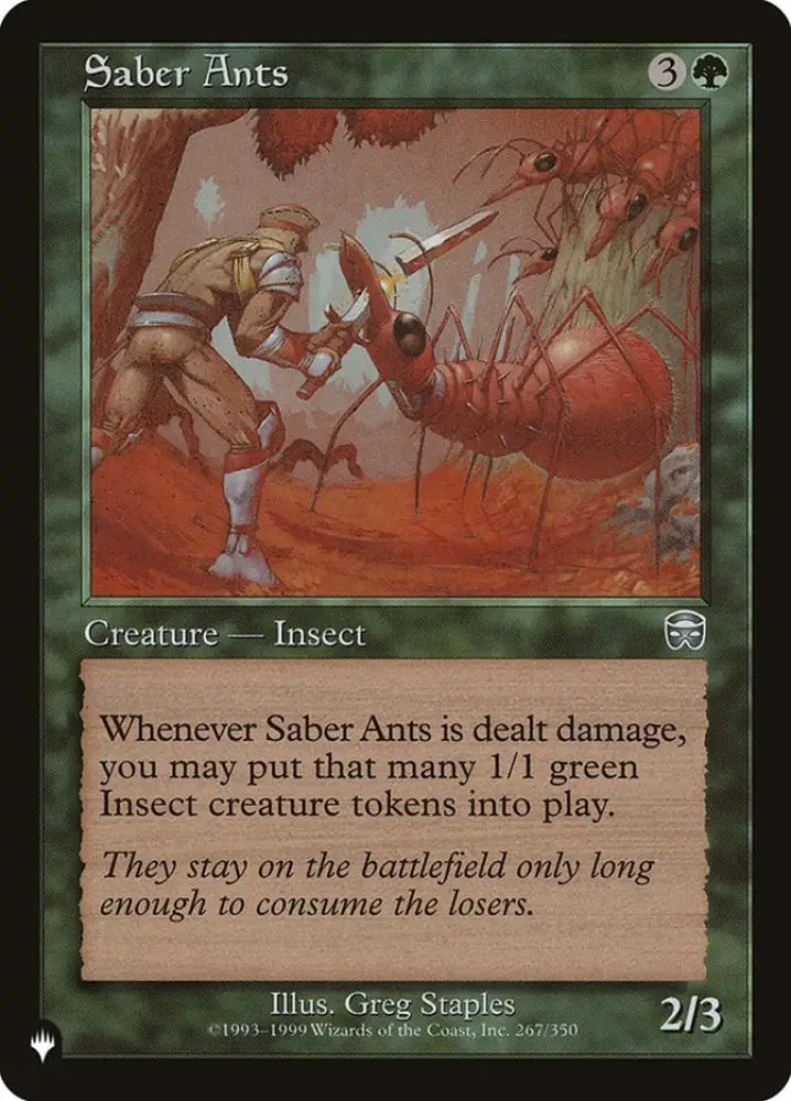 Saber Ants [The List] - MTG Single