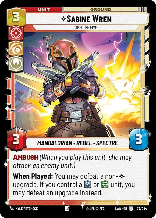 Sabine Wren - Spectre Five (78/264) [A Lawless Time]
