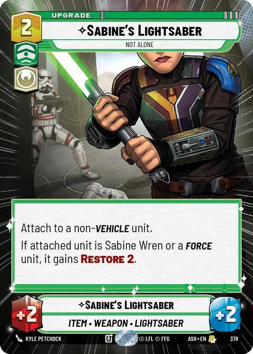 Sabine's Lightsaber - Not Alone (Hyperspace) (378) [Ashes of the Empire]