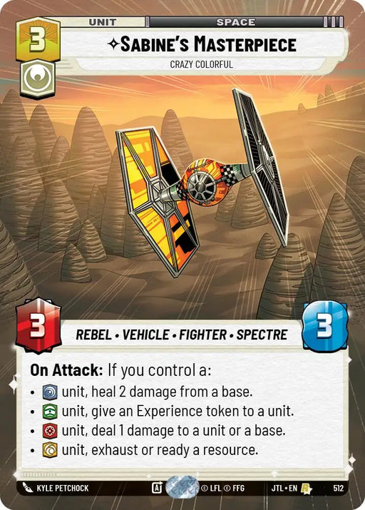Sabine’s Masterpiece - Crazy Colorful (Hyperspace) (512) [Jump to Lightspeed] - Star Wars: Unlimited Single