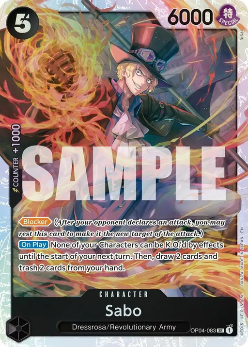 Sabo - OP04-083 (Reprint) [Premium Booster -The Best- Vol. 2]