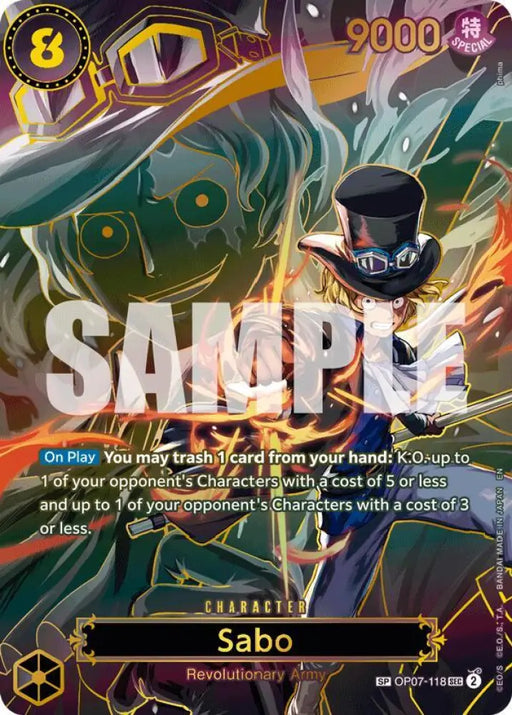 Sabo - OP07-118 (SP) [Carrying On His Will]