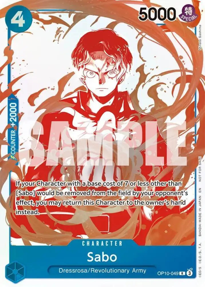 Sabo - OP10-049 (3rd Anniversary Treasure Campaign Pack) [One Piece Promotion Cards]