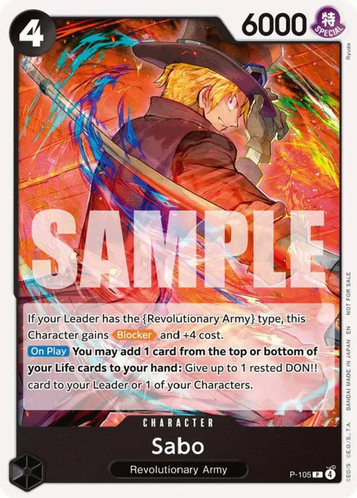 Sabo (Store Tournament 2025 Vol. 4) (P-105) [One Piece Promotion Cards]
