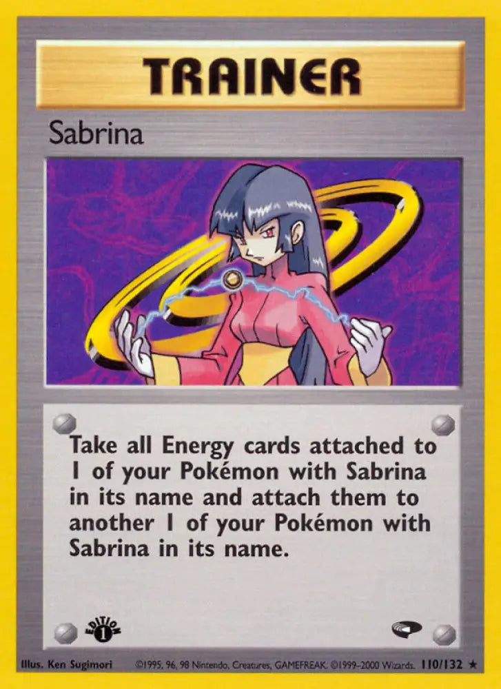 Sabrina (110/132) [Gym Challenge 1st Edition] - Pokemon Single