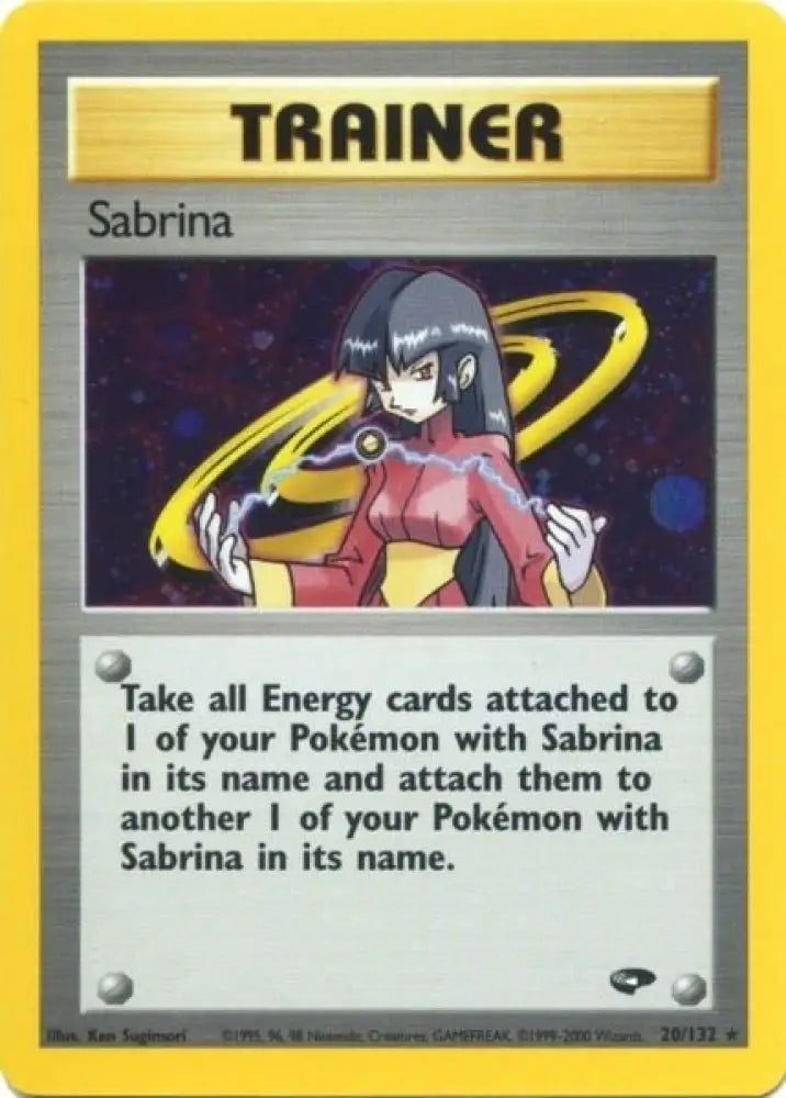 Sabrina (20/132) [Gym Challenge Unlimited] - Pokemon Single