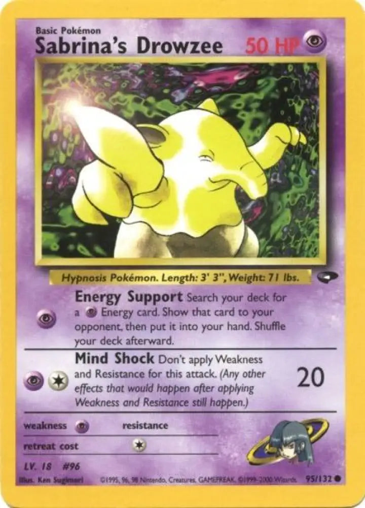 Sabrina’s Drowzee (95/132) [Gym Challenge Unlimited] - Pokemon Single