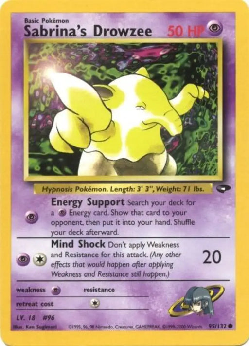 Sabrina’s Drowzee (95/132) [Gym Challenge Unlimited] - Pokemon Single
