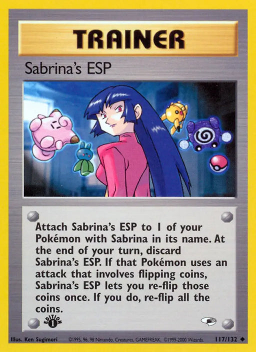 Sabrina’s ESP (117/132) [Gym Heroes 1st Edition] - Pokemon Single