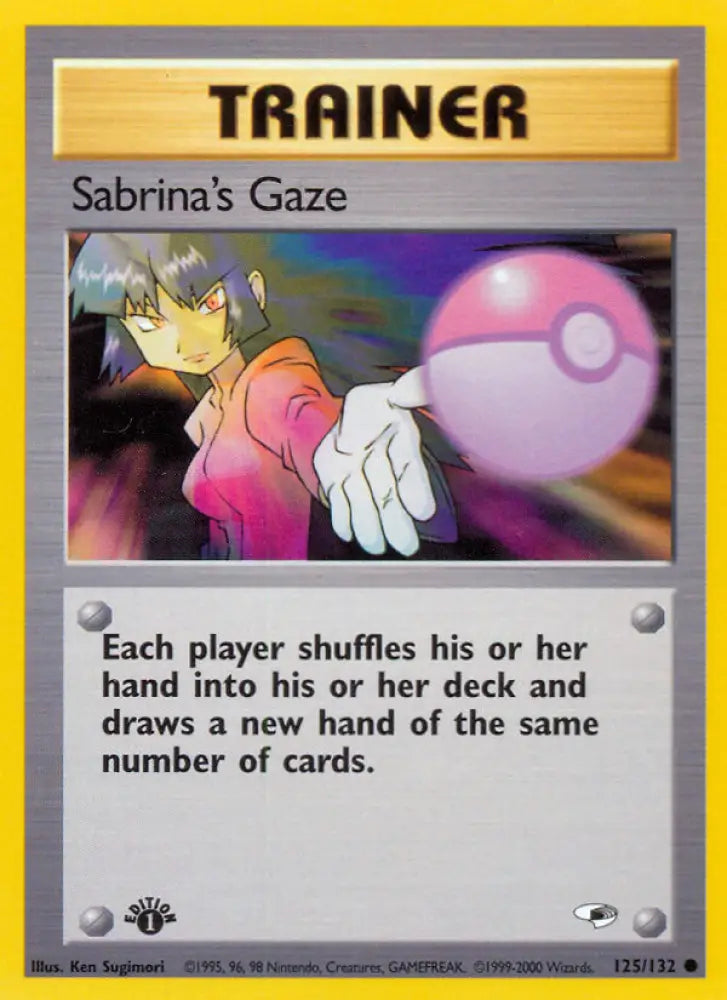 Sabrina’s Gaze (125/132) [Gym Heroes 1st Edition] - Pokemon Single
