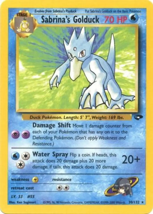 Sabrina’s Golduck (30/132) [Gym Challenge Unlimited] - Pokemon Single