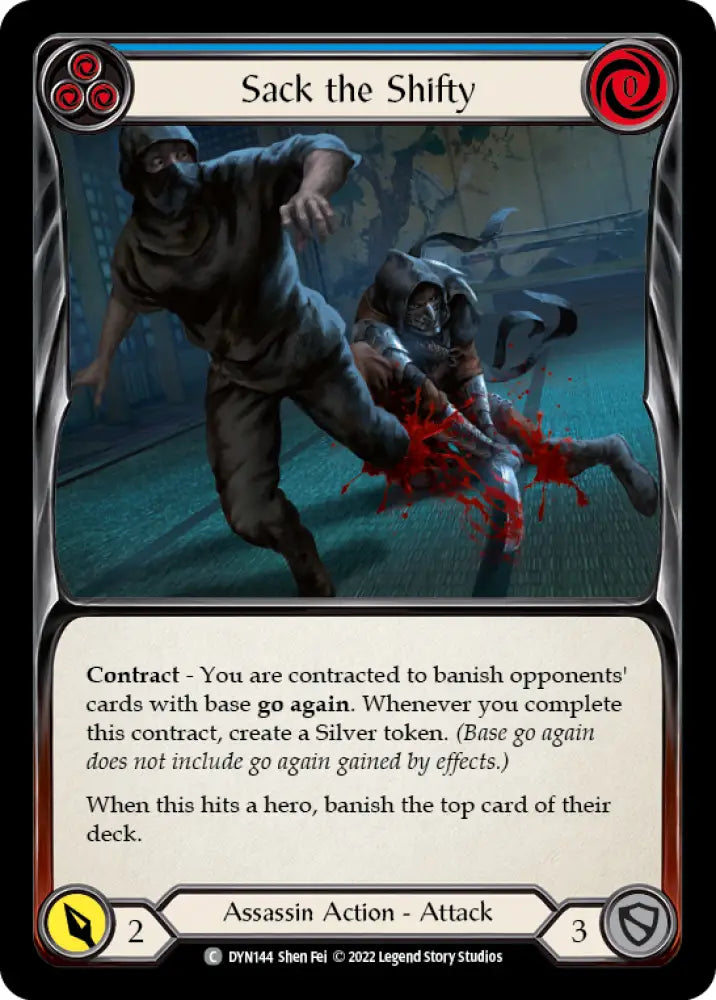 Sack the Shifty (Blue) [Dynasty] - Flesh And Blood Single
