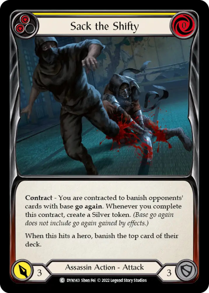 Sack the Shifty (Yellow) [Dynasty] - Flesh And Blood Single