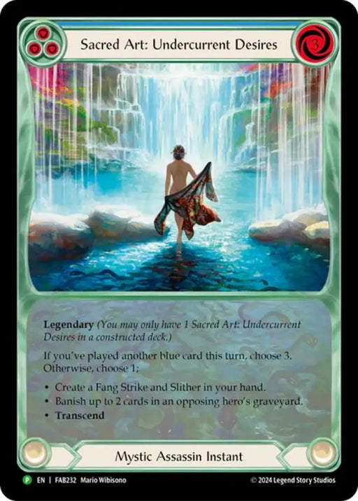 Sacred Art: Undercurrent Desires [FAB232] (Promo) Rainbow Foil - Flesh And Blood Single