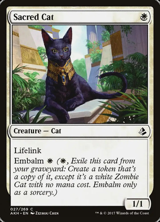Sacred Cat [Amonkhet] - MTG Single