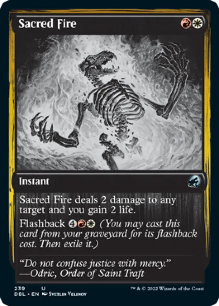 Sacred Fire [Innistrad: Double Feature] - MTG Single