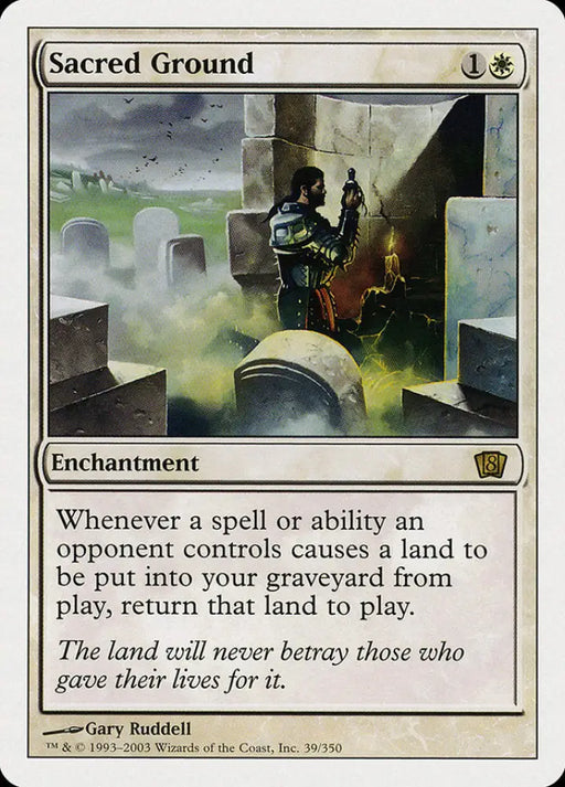 Sacred Ground (39) [Eighth Edition] - MTG Single