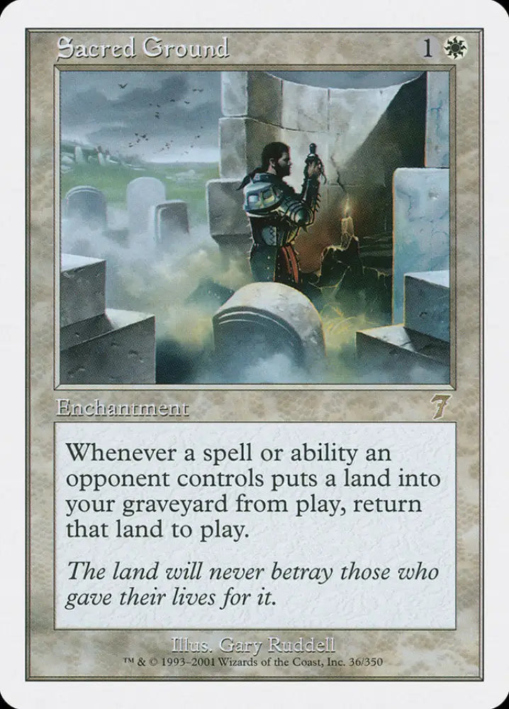 Sacred Ground [Seventh Edition] - MTG Single