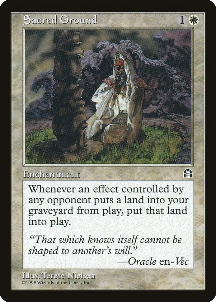 Sacred Ground [Stronghold] - MTG Single