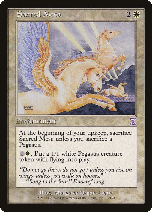 Sacred Mesa [Time Spiral Timeshifted] - MTG Single