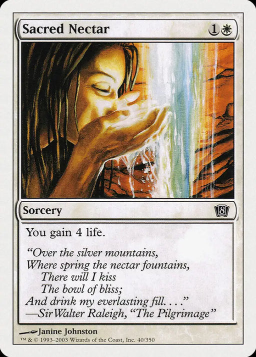 Sacred Nectar (40) [Eighth Edition] - MTG Single