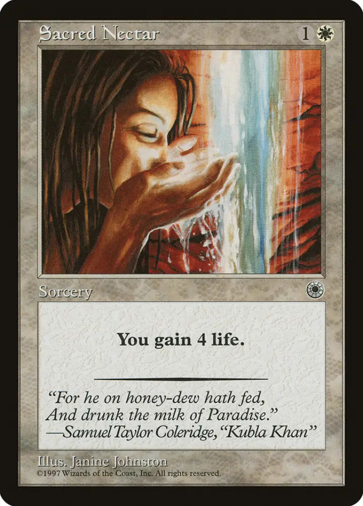 Sacred Nectar [Portal] - MTG Single