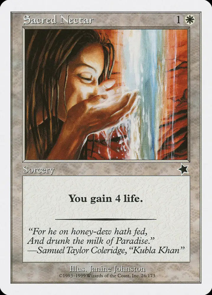 Sacred Nectar [Starter 1999] - MTG Single